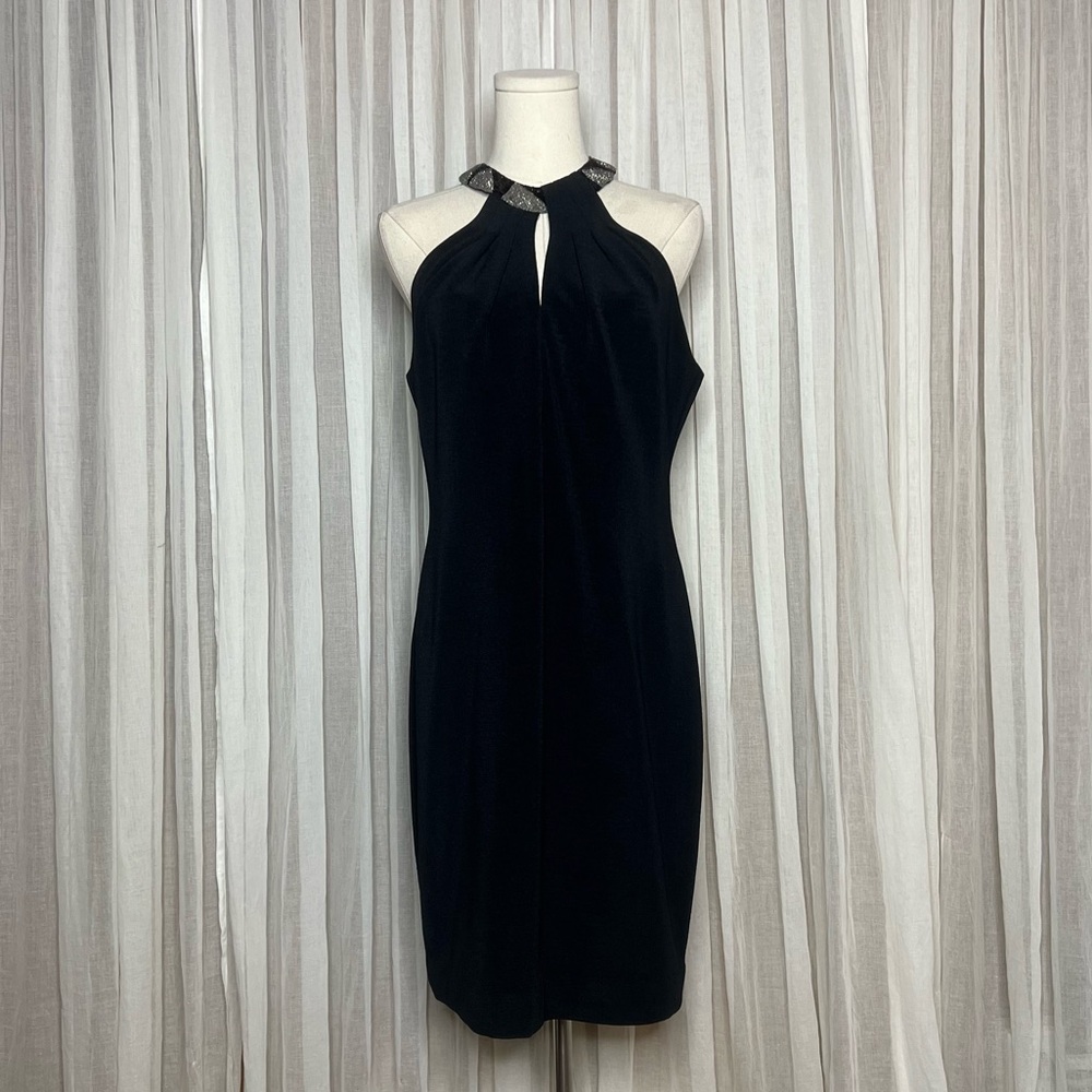 Cache Black Halter Dress